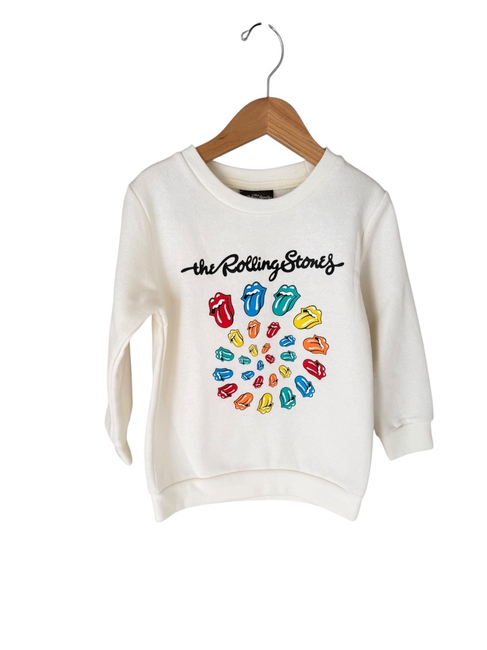 The Rolling Stones Kids Cream Graphic Sweatshirt 4T